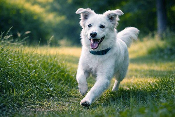 Hund springer Celsius Veterinärklinik
